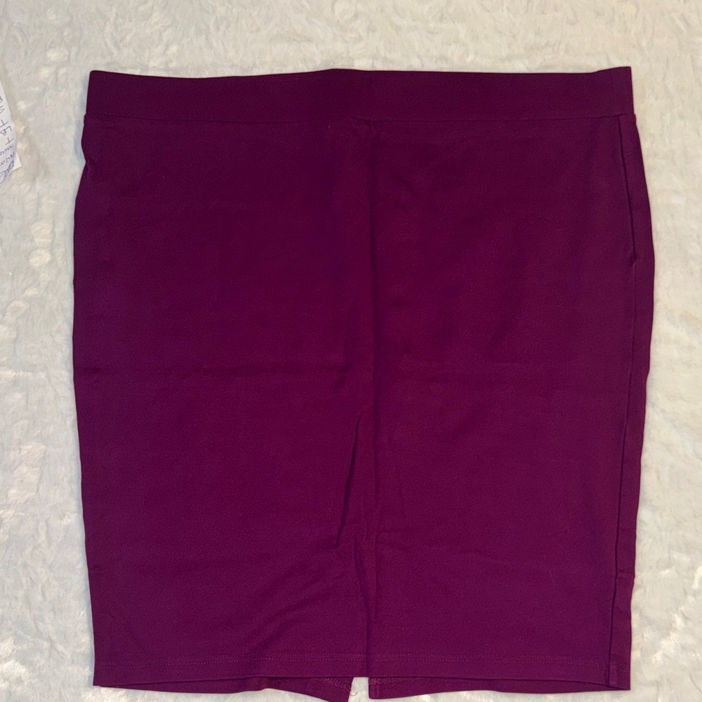 Torrid Rich Plum Pencil Skirt